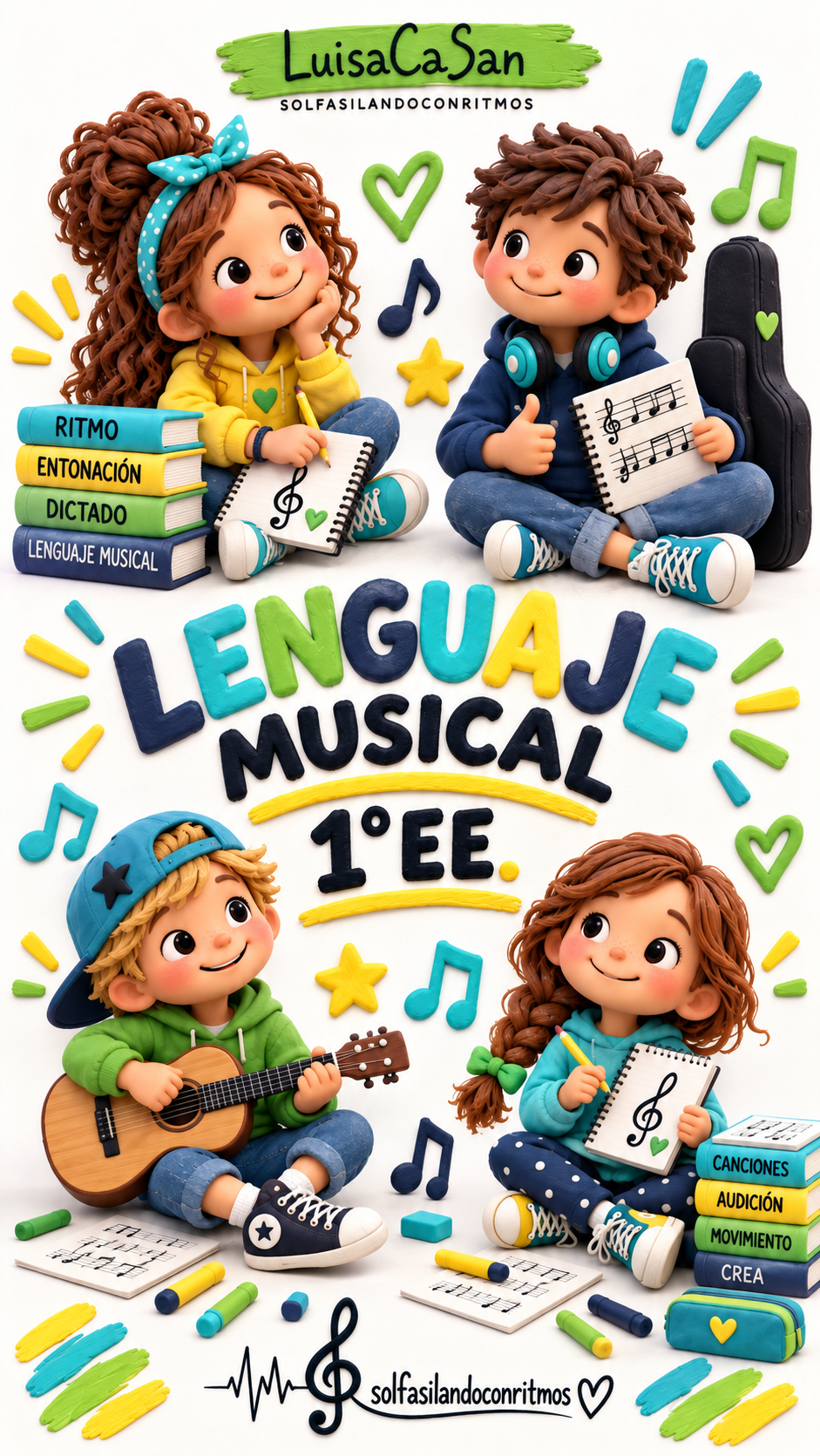 Portada de Lenguaje Musical 1.º EE