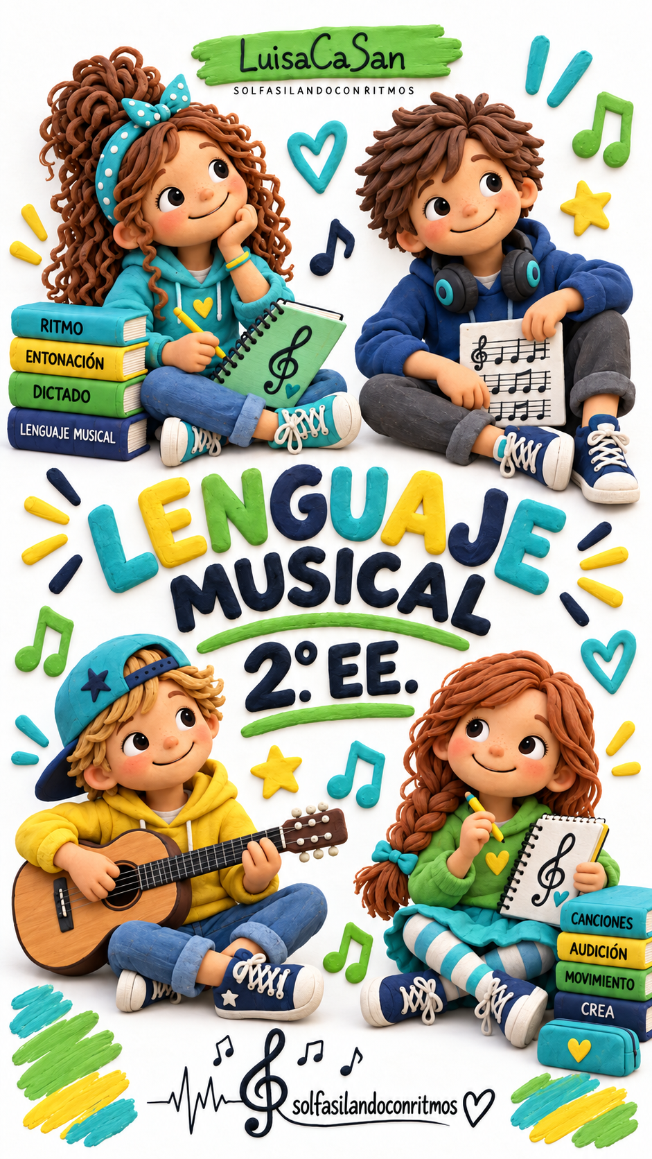 Portada de Lenguaje Musical 2.º EE