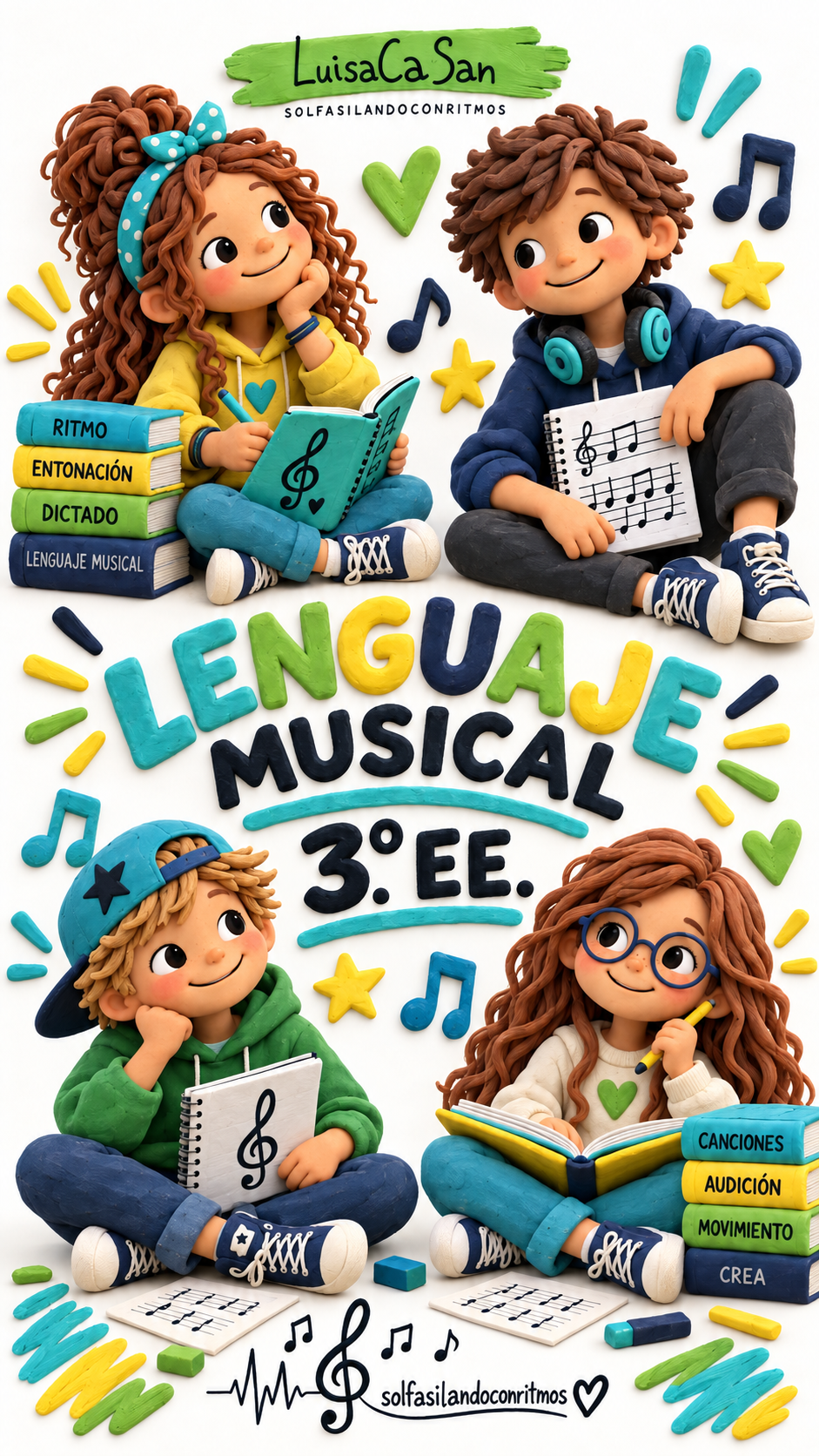 Portada de Lenguaje Musical 3.º EE
