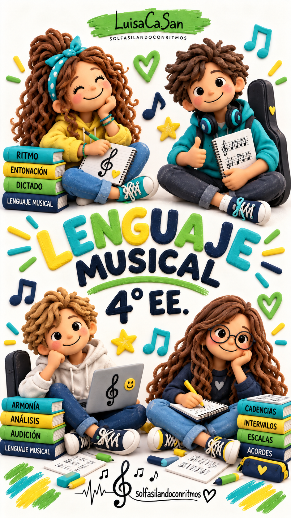 Portada de Lenguaje Musical 4.º EE